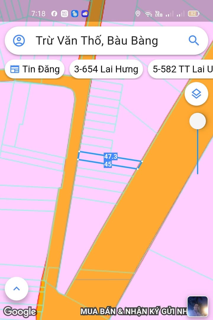 Đất thổ cư 270m² Bàu Bàng giá chỉ 1.15 tỷ - Đầu tư sinh lời ngay!