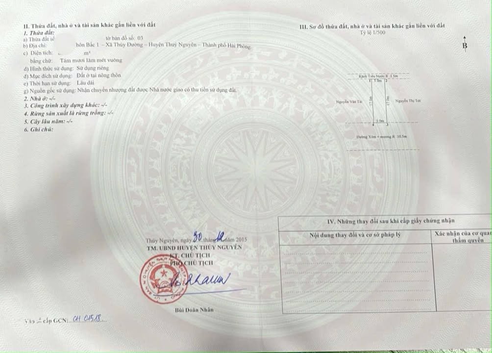 Đất thổ cư Trục Chính KĐT Đồng Dộc, Thủy Đường 85m² giá 4 tỷ - Cơ hội đầu tư tuyệt vời!