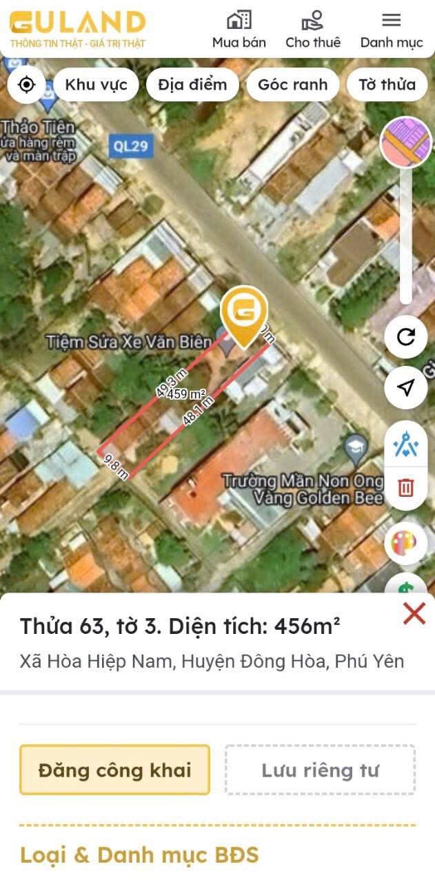 Đất thổ cư Thọ Lâm, Hòa Hiệp Nam 265m² giá 3.2 tỷ - Đầu tư sinh lời ngay!