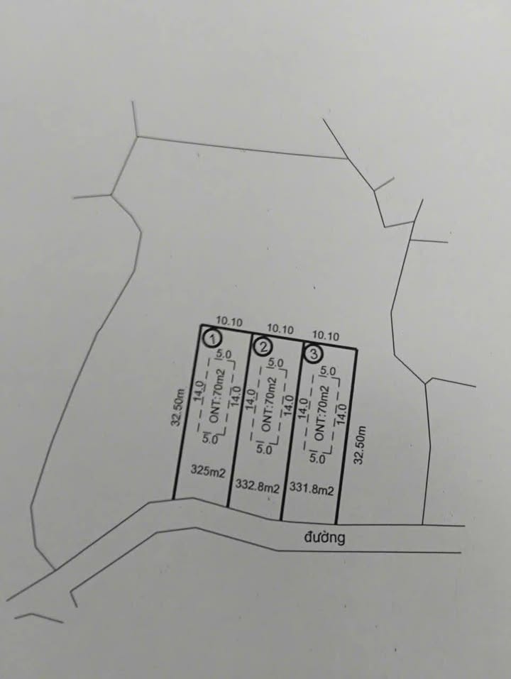 Đất thổ cư 70m² tại Đồng Vương, Yên Thế - Giá chỉ 300 triệu!