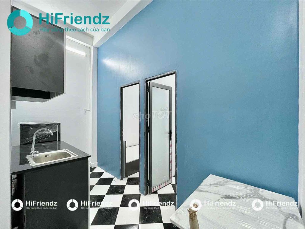 Căn hộ 2 phòng ngủ Bàu Cát 40m² giá chỉ 7 triệu - Full nội thất, an ninh 24/7!