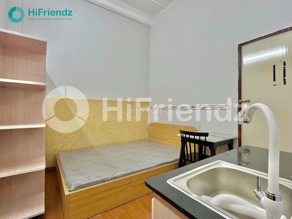 Phòng cho thuê Hồng Bàng Q6 22m² giá 3.5 triệu - Full nội thất, an ninh 24/7!