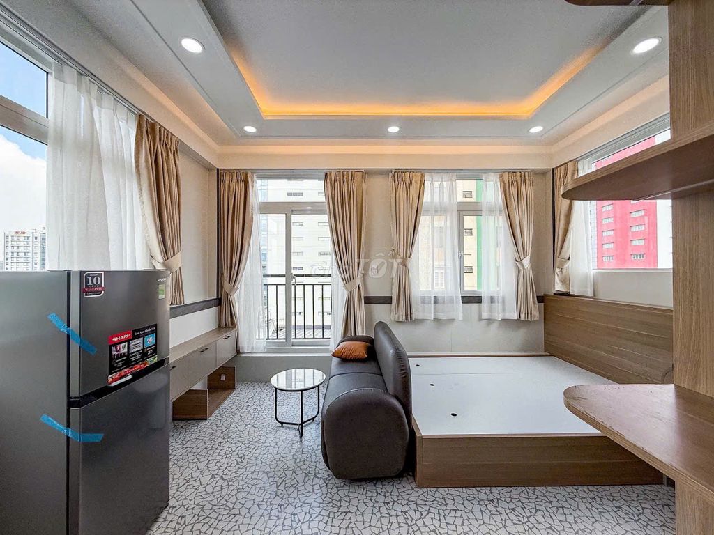 Căn hộ cho thuê mới Phường 17, Quận Bình Thạnh 60m² - Nội thất hiện đại, an ninh 24/7!