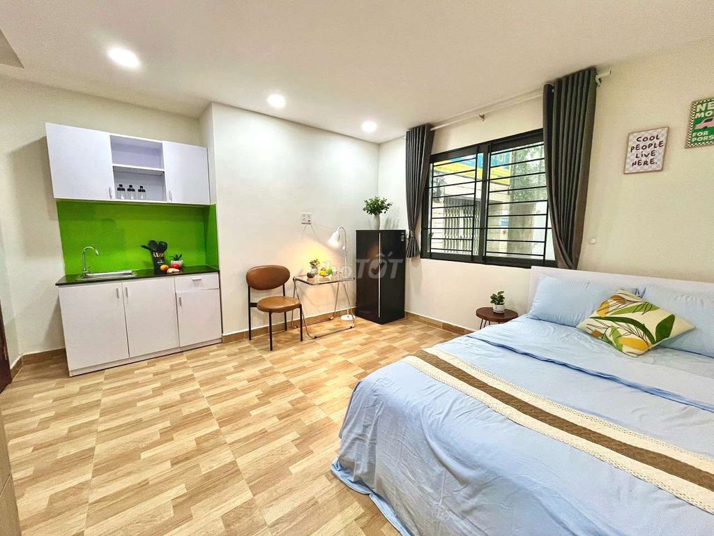 Căn hộ STUDIO Nguyễn Cửu Vân 30m² giá 6.4 triệu - Tiện nghi đầy đủ, ngay trung tâm Bình Thạnh!