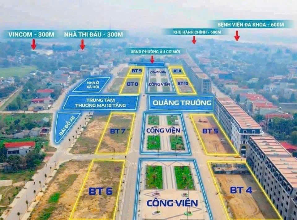 Căn shophouse Âu Cơ Park 133m² giá 6 tỷ - Vị trí đắc địa cho kinh doanh