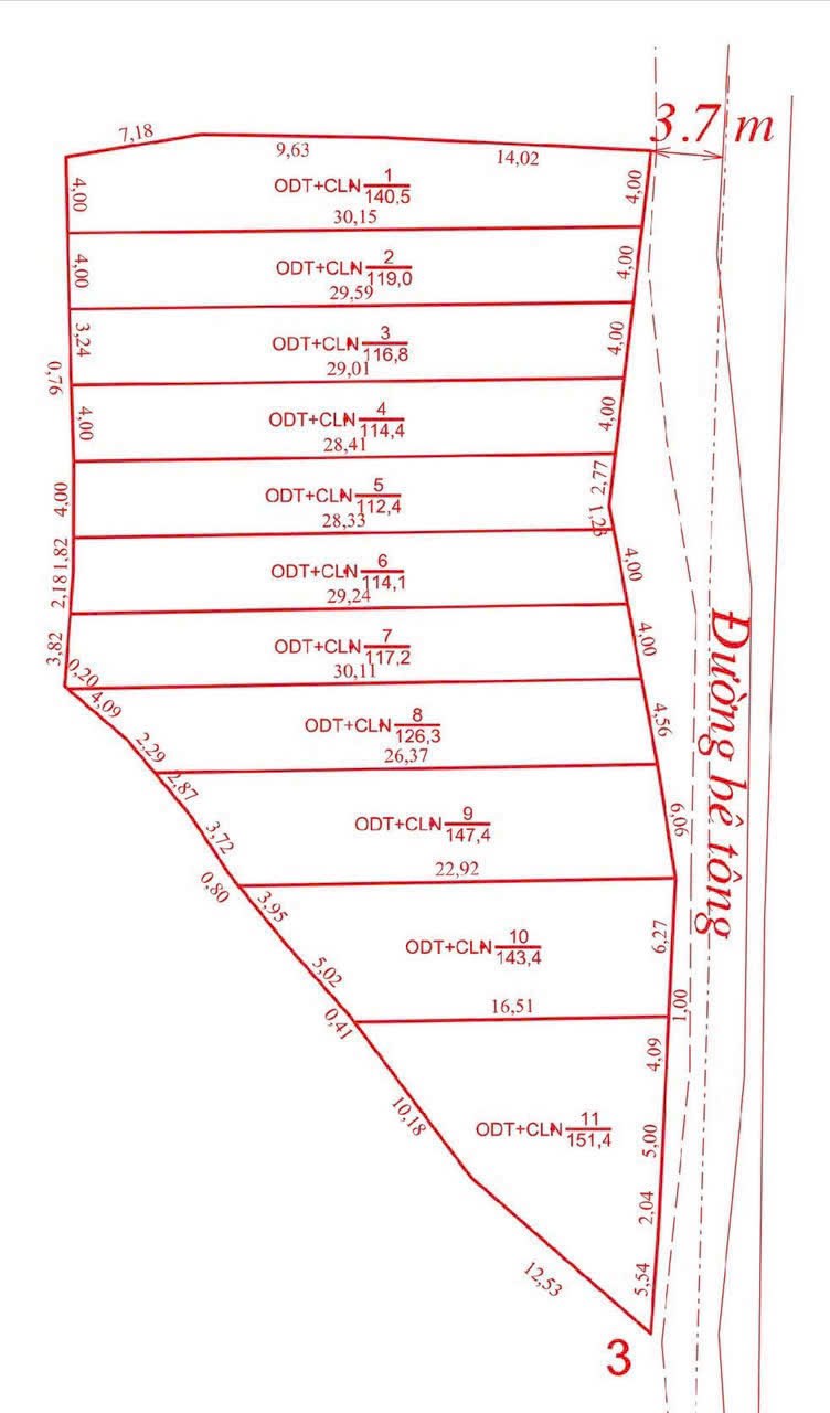 Đất ở đô thị trung tâm Chợ Bãi Nai, TP. Hòa Bình 151m² giá 570 triệu - Cơ hội đầu tư siêu lợi nhuận!