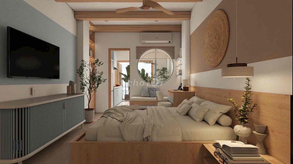 Căn hộ cao cấp 1PN Bình Thạnh 40m² giá 9 triệu - Full nội thất mới 100%
