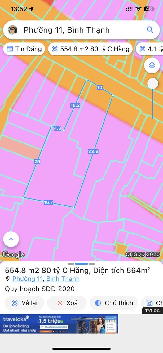 Bán gấp FrontHouse mặt tiền Nguyên Hồng, Bình Thạnh 554.8m² giá 80 tỷ - Cơ hội đầu tư tuyệt vời!