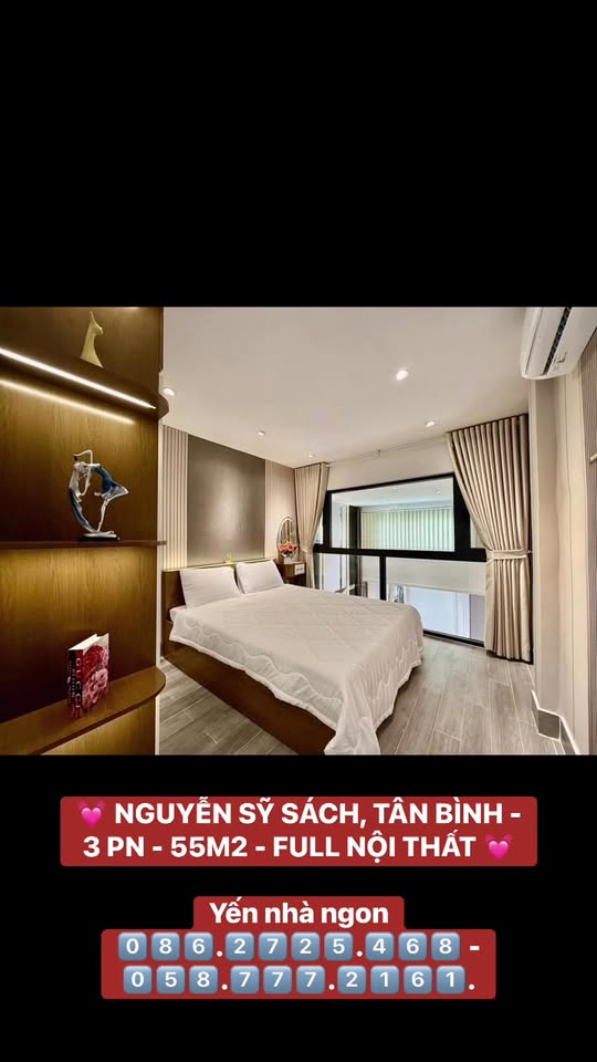 Căn hộ Nguyễn Sỹ Sách, Tân Bình 55m² giá thỏa thuận - Full nội thất hiện đại!