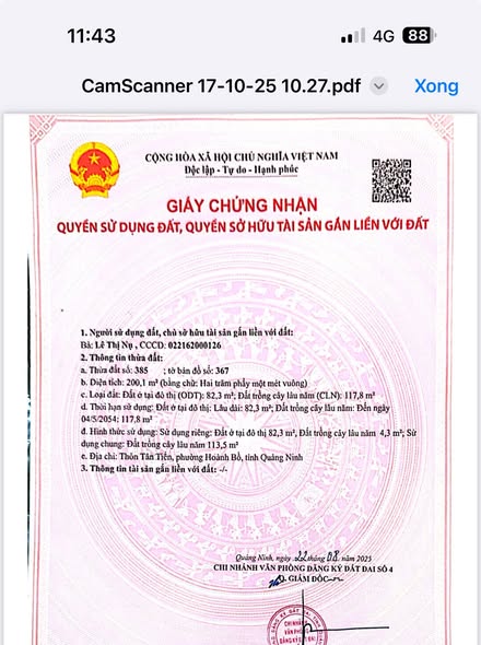 Đất nền Phường Hoành Bồ 80m² giá 500 triệu - Cơ hội đầu tư lý tưởng!