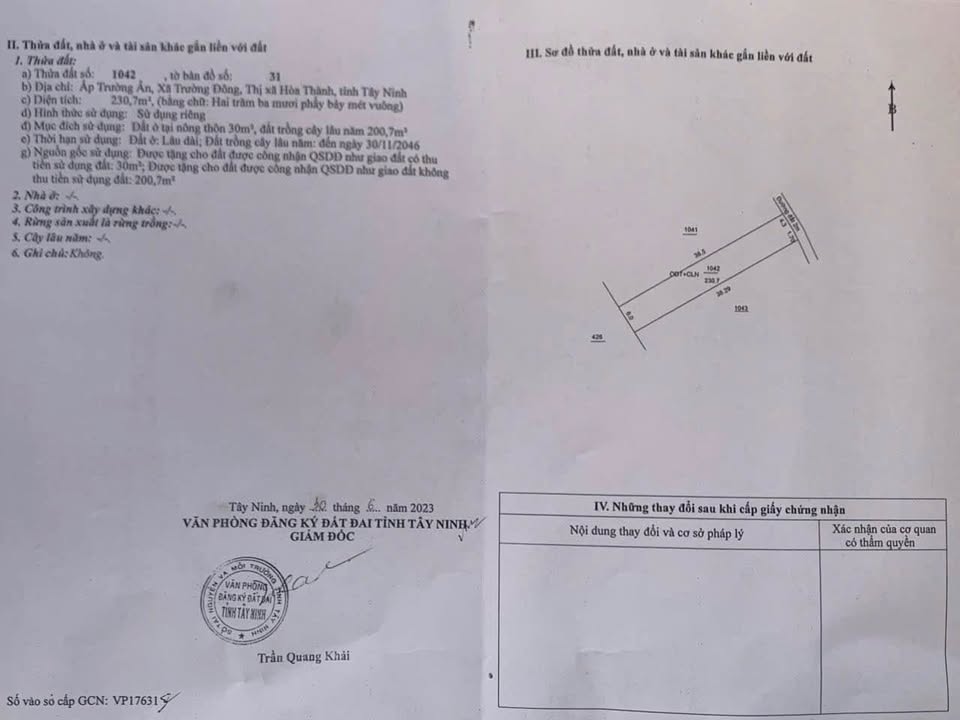 Đất thổ cư chính chủ Trường Đông 228m² giá chỉ 400 triệu - Cơ hội sở hữu đất ngay hôm nay!