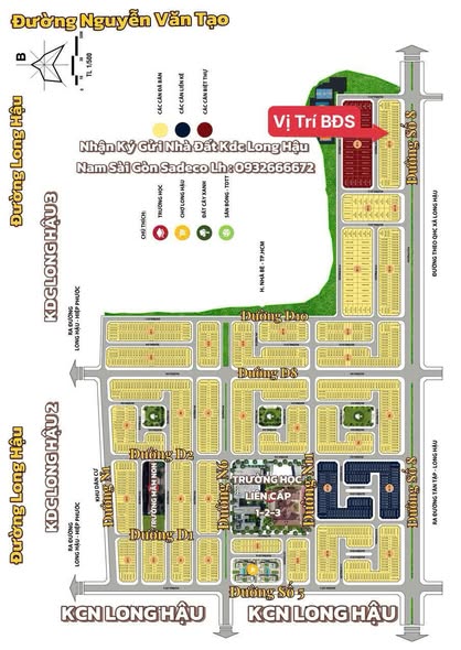 Đất nền liền kề KDC Nam Sài Gòn 300m² giá 6.4 tỷ - Cơ hội đầu tư sinh lời cao!