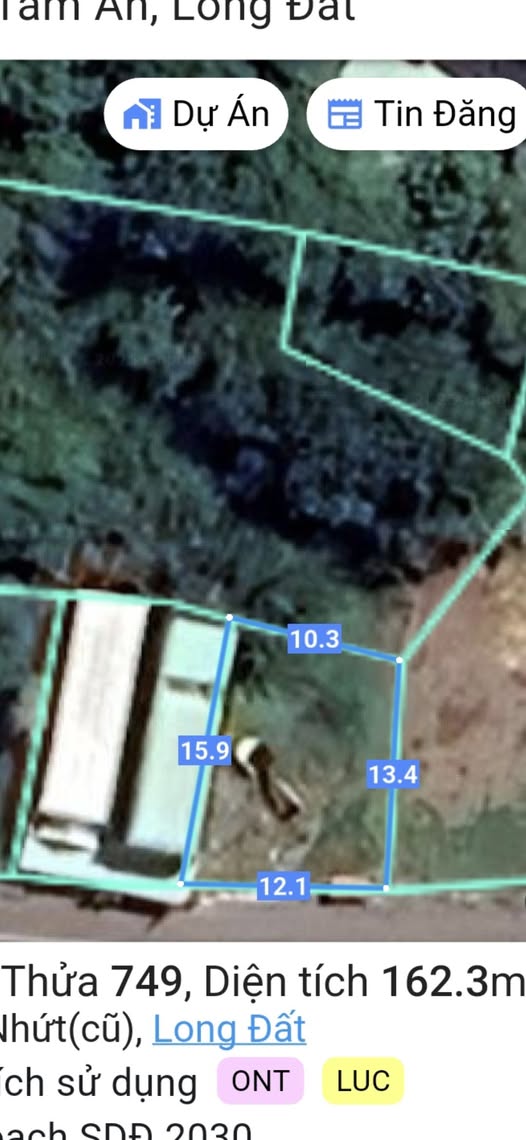 Đất nền An Nhứt Long Điền 100m² giá thỏa thuận - View ruộng núi thoáng mát!