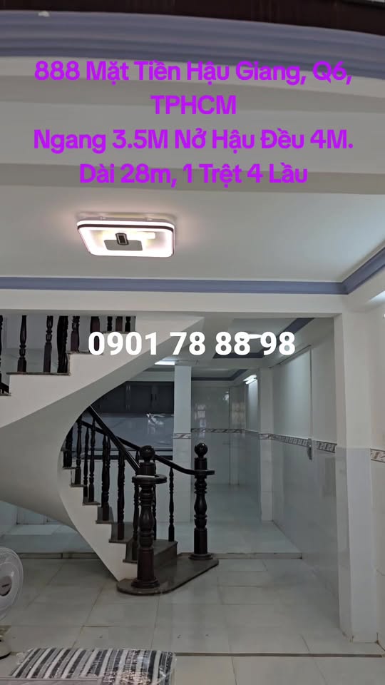 FrontHouse Hậu Giang Quận 6 93m² giá 18.88 tỷ - Chính chủ bán gấp định cư!