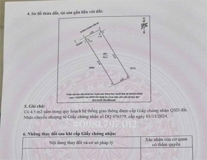 Đất mặt đường Hoàng Văn Bá, phường Hưng Lộc 94m² - Vừa ở vừa kinh doanh lý tưởng!