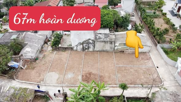 Đất thổ cư 67m² tại thôn Hoàn Dương, Duy Tân - Ô tô vào tận nơi chỉ 800 triệu!