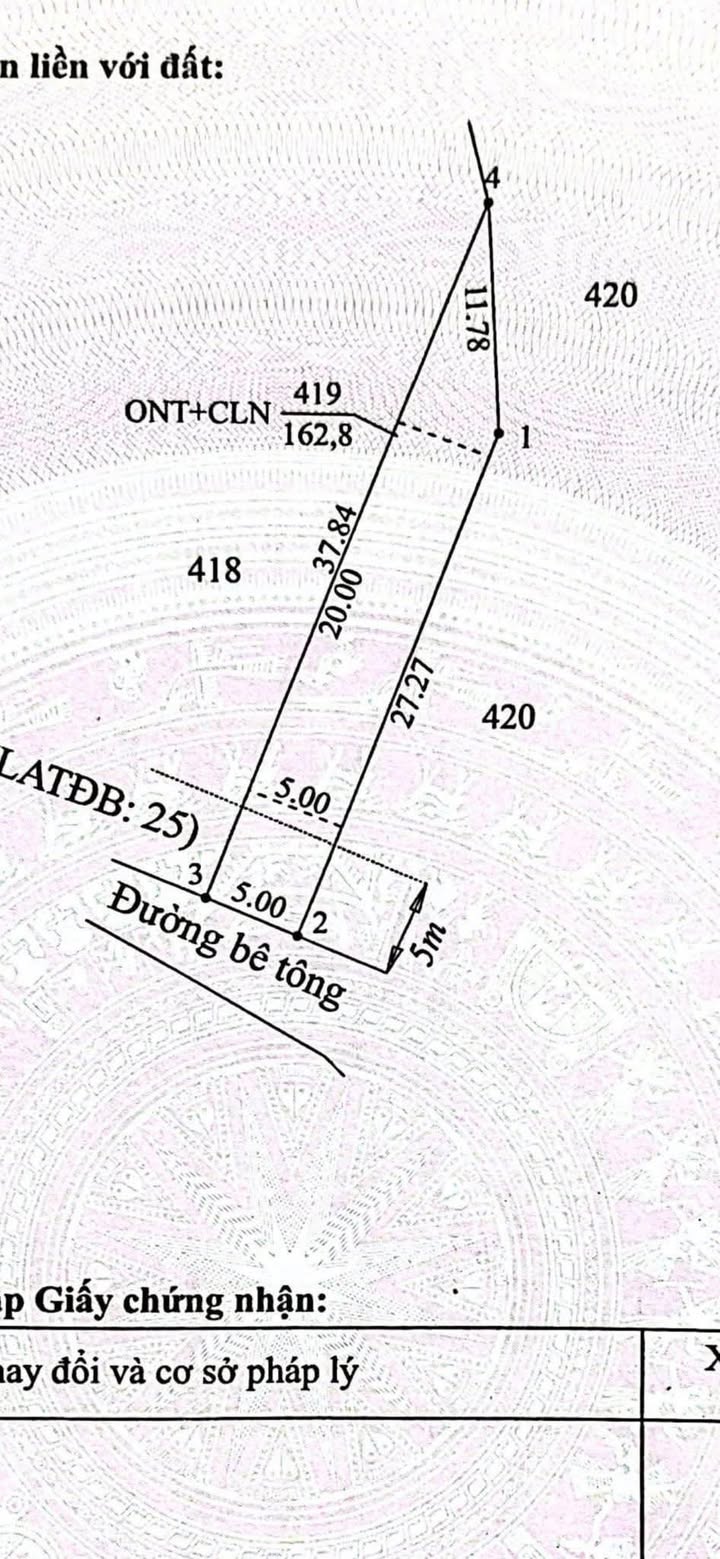 Đất nền Định An Dầu Tiếng 162m² giá 300 triệu - Sổ đỏ chính chủ