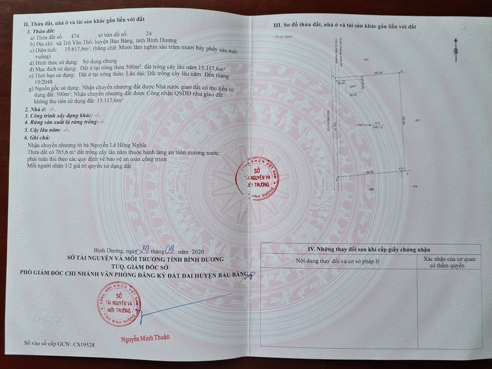 Đất sản xuất 30.000m² tại Trừ Văn Thố, Bàu Bàng - Giá chỉ 70 tỷ VND, có SKC!