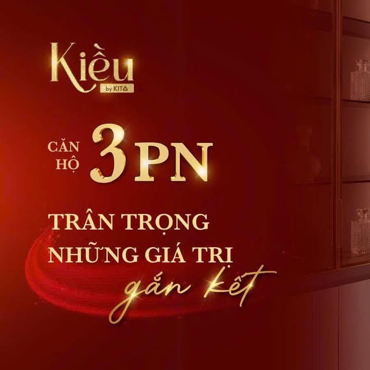 Căn hộ 3PN Kiều by KITA quận 5, 120m² - Không gian sống đẳng cấp cho gia đình!