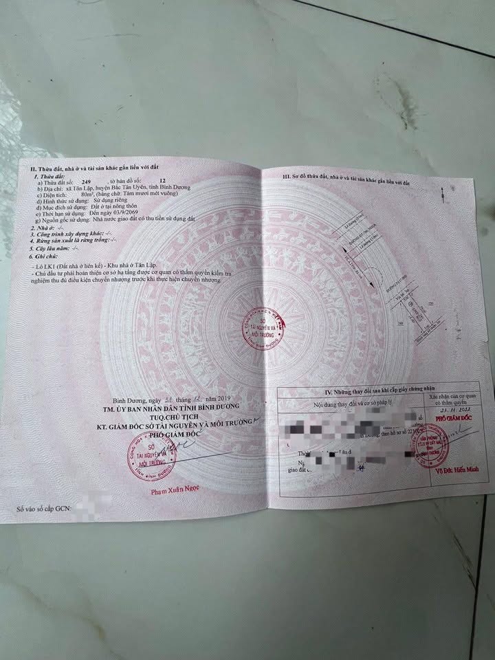 Đất nền khu nhà ở Tân Lập Bắc Tân Uyên 80m² - Đầu tư sinh lời hấp dẫn!