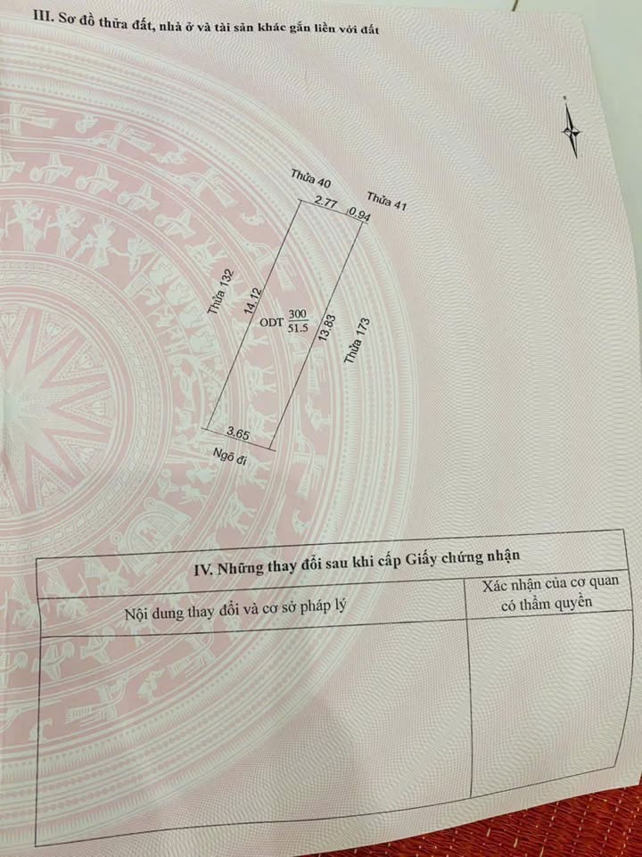 Đất nền phường Thành Đông, Hải Dương 51,5m² giá 1.1 tỷ - Khuôn đất vuông vắn, vị trí đẹp!