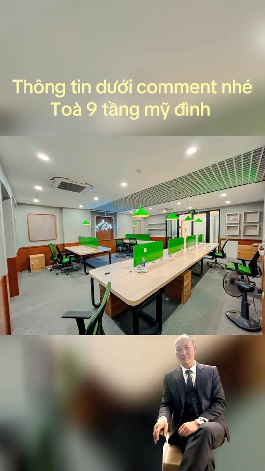 Tòa nhà văn phòng 9 tầng tại Mỹ Đình 155m² giá 70 tỷ - Thiết kế hiện đại, vị trí đắc địa!