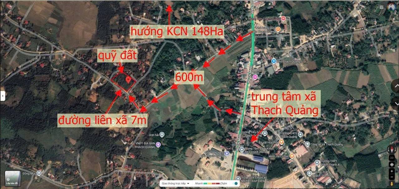 Đất mặt đường Thạch Quảng 100m² giá 260 triệu - Cơ hội sinh lời nhanh!