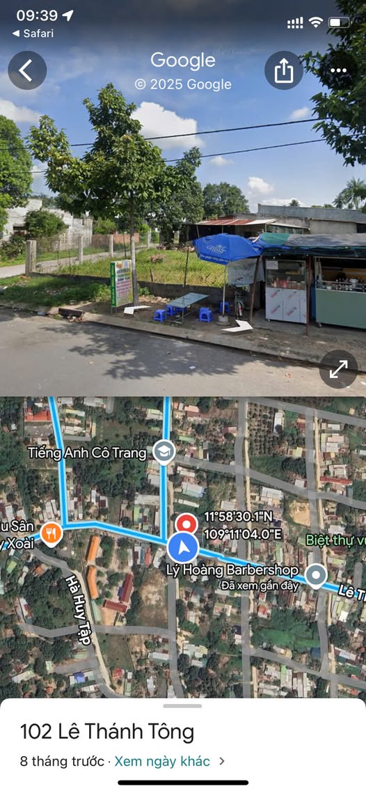 Đất nền Cam Ranh 126.3m² - Mặt tiền đường bê tông, giá tốt đầu tư!