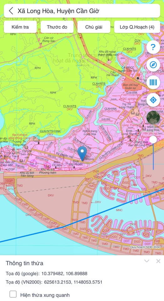 Đất nền mặt tiền Duyên Hải, Long Hòa, Cần Giờ 620m² giá chỉ 17.36 tỷ - Cơ hội đầu tư vàng!