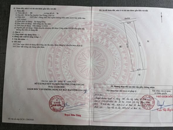 Lô đất đẹp 1000m² tại xã La Pia, huyện Chư Prông - Giá chỉ 180 triệu VND