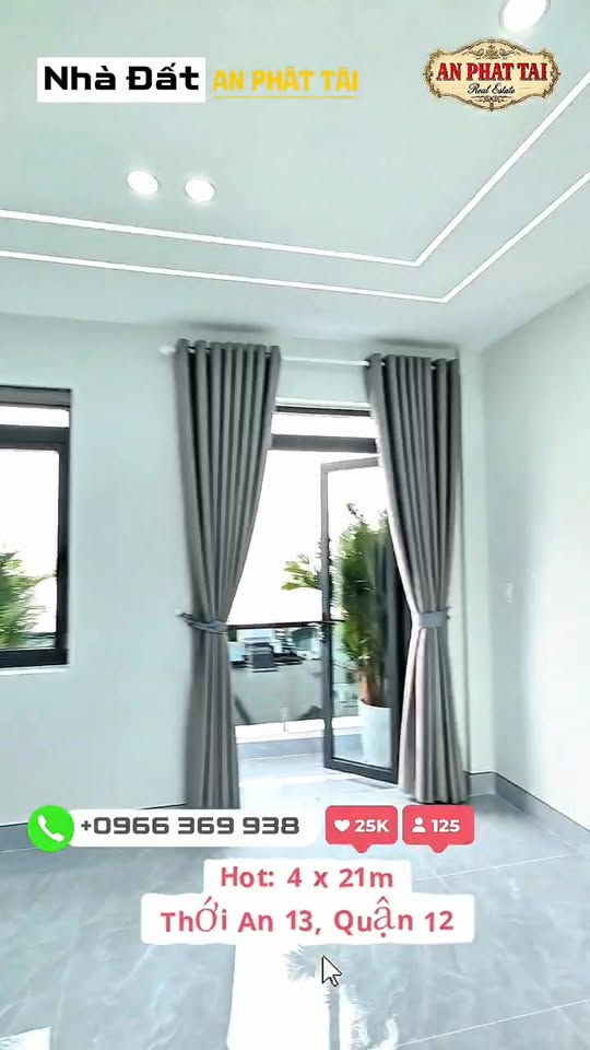 Townhouse 5 tầng Thới An 84m² giá 7.39 tỷ - Không gian sống đẳng cấp với phòng spa!