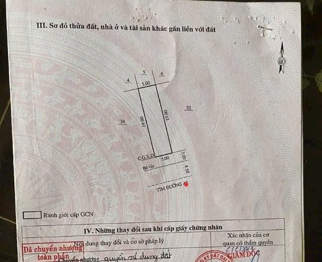 Đất TĐC Đê Đông Nhơn Bình, Quy Nhơn 95m² giá 3.6 tỷ - Hướng ĐN tài lộc