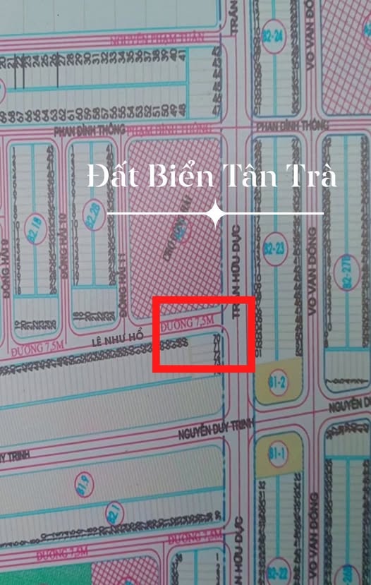 Đất nền đẹp Tân Trà, Đà Nẵng 120m² giá 9 tỷ - Cạnh chợ Hòa Hải!