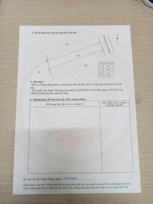 Đất nền Hương Trà, Hương Khê 270m² giá chỉ 400 triệu - Đầu tư sinh lời cao!