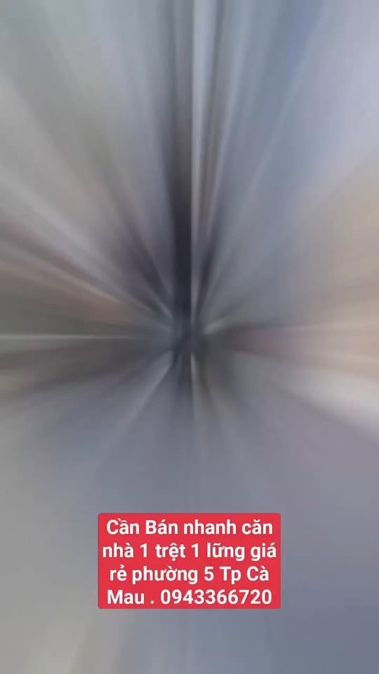 Nhà phố 1 Trệt 1 Tầng phường 5, Cà Mau 61m² giá 1.25 tỷ - Cơ hội sở hữu ngay!
