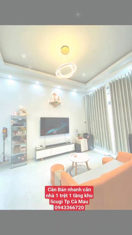 Nhà 2 tầng tại khu Licugi, Cà Mau, 75m² giá 1.85 tỷ - Sẵn sàng vào ở!