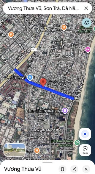 Đất ODT 500m² đường Vương Thừa Vũ, Sơn Trà - Tiềm năng đầu tư lớn!