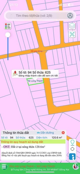Đất nền Lộc An Long Thành 119m² giá chỉ 1.45 tỷ - Đầu tư sinh lời ngay!