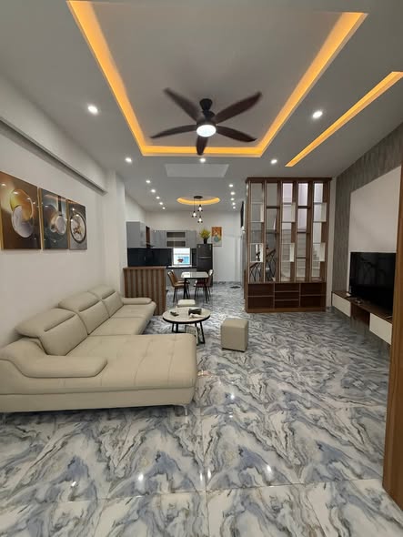 Nhà nguyên căn 3 tầng tại Mai Lão Bạng, Đà Nẵng 60m² giá 15 triệu - Đầy đủ nội thất!