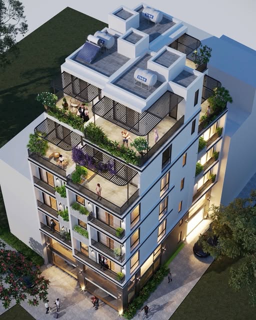 Nhà 7 tầng Ngọc Thụy 63m² giá 26 tỷ - Đầy đủ nội thất, gara ô tô trong nhà!