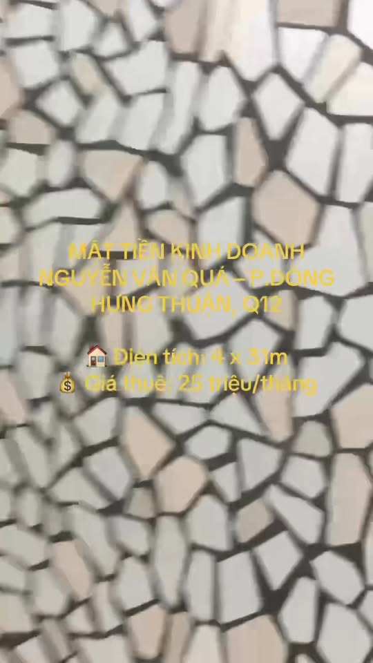 Nhà mặt tiền Nguyễn Văn Quá, Q12, 124m² - Kinh doanh ngay lập tức!