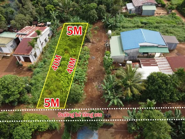 Đất nền Cư M'gar 200m² giá 450 triệu - Pháp lý sổ đỏ, hướng Tây Nam