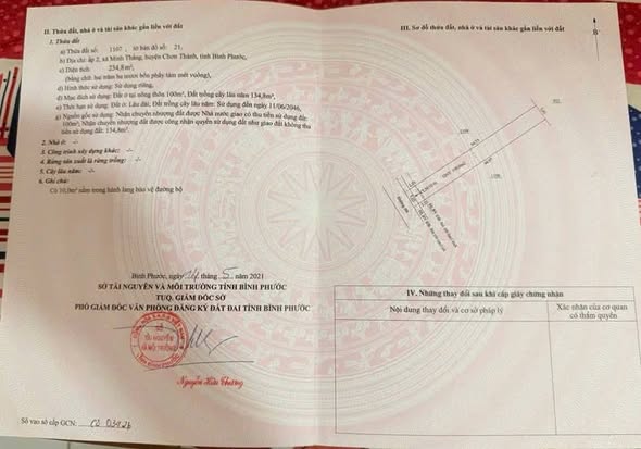 Đất nền Chơn Thành Bình Phước 220m² giá chỉ 400 triệu - Cơ hội đầu tư hiếm có!