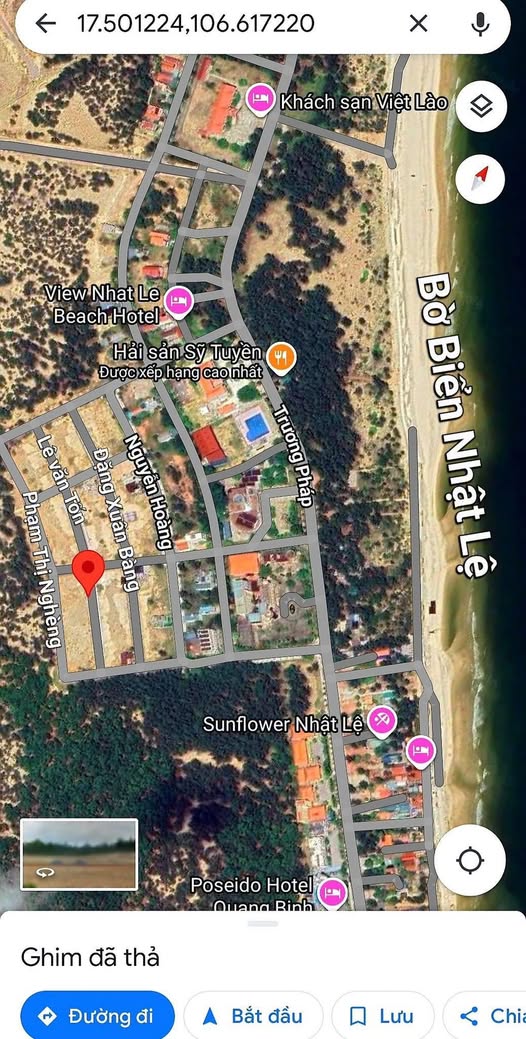 Đất nền biển Quang Phú, Đồng Hới - 170m² giá chỉ 3.5 tỷ - Cơ hội đầu tư tốt!