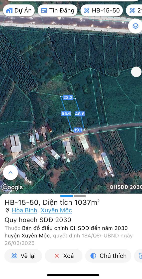 Đất nền Hòa Hội, Xuyên Mộc 1000m² giá 1.4 tỷ - Tiềm năng đầu tư sinh lời!