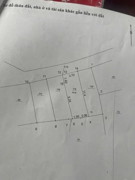 Đất nền 44m² tại xã Thanh Oai - Đường Kim Bài, giá thỏa thuận - Mặt tiền 3,72m, ô tô đỗ cửa!