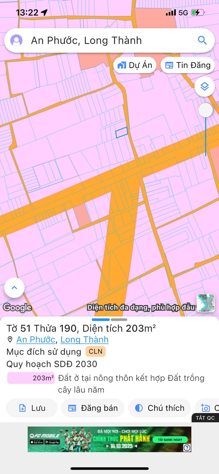 Đất An Phước, Long Thành 209m² giá 2 tỷ - Nhà cấp 4 đẹp, chính chủ!