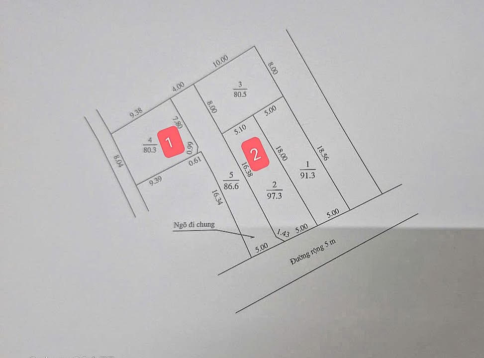 Đất nền Hồng Vân Thường Tín 80.3m² và 97.3m² - Đầu tư sinh lời ngay!