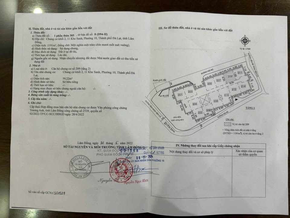 Căn hộ Khe Xanh Đà Lạt 59m² giá 2.9 tỷ - View đẹp, pháp lý rõ ràng!