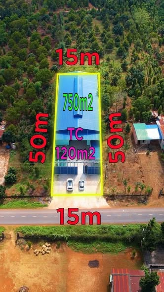 Kho cho thuê mặt tiền tỉnh lộ 8, xã Pơng Drang, giá 300 triệu/năm - Dòng tiền ổn định!